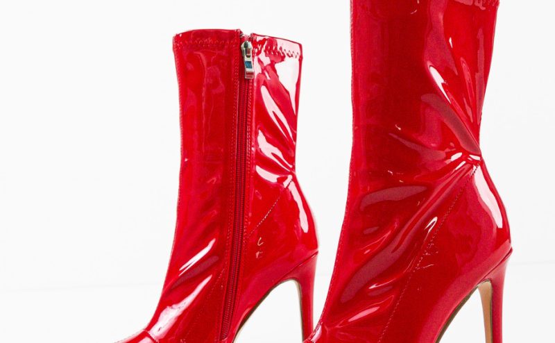 Botine dama Aegis Rosii