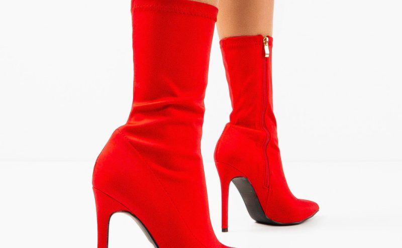 Botine dama Broome Rosii