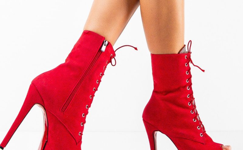 Botine dama Ryder Rosii 2