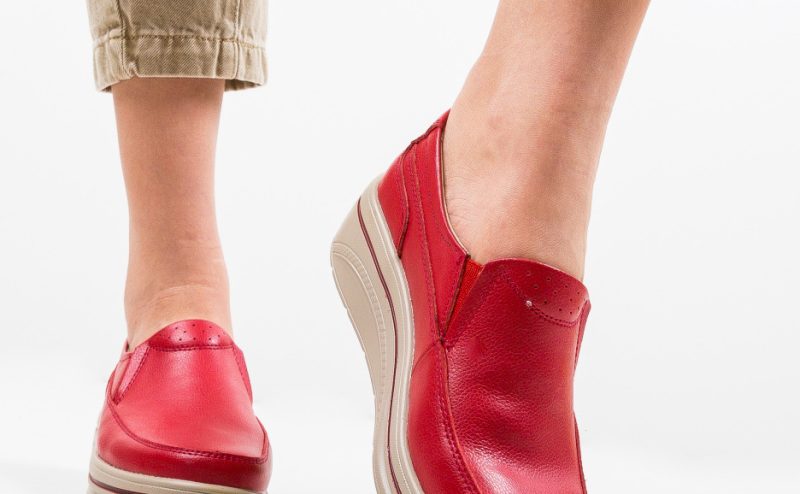 Pantofi Casual Rankin Rosii