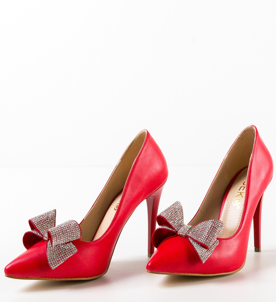 Pantofi cu toc Farma Rosii