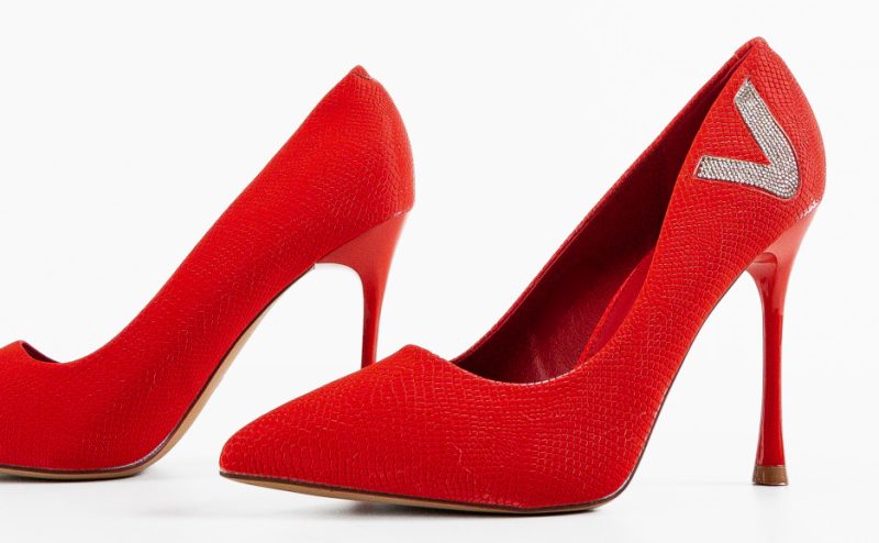Pantofi cu toc Guly Rosii