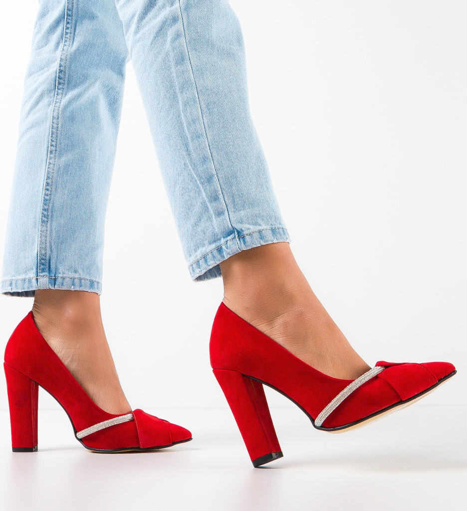 Pantofi cu toc Roka Rosii