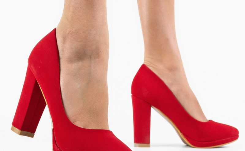 Pantofi dama Alia Rosii