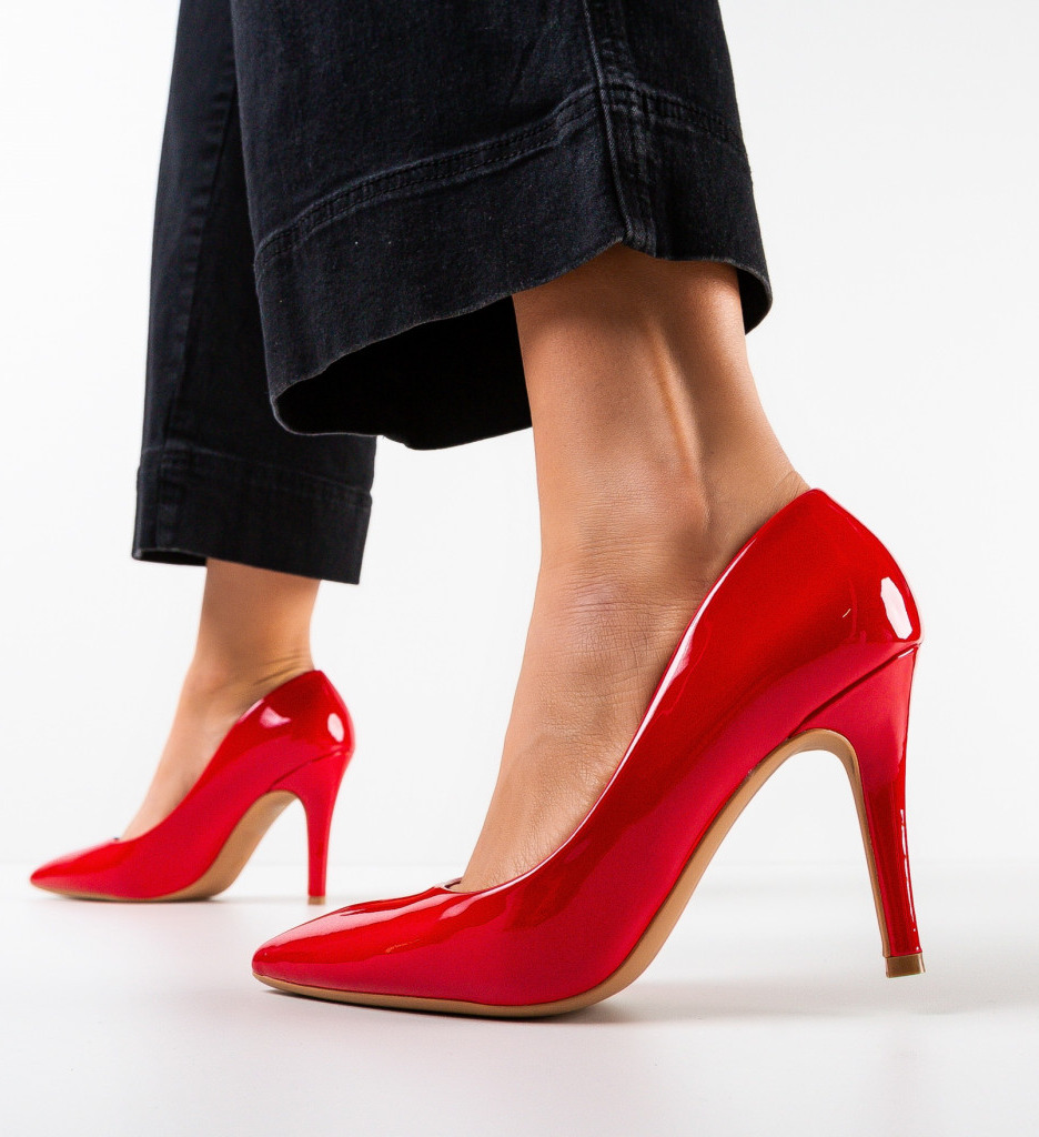 Pantofi dama Amanda Rosii