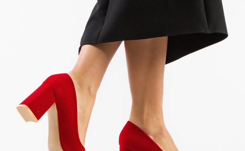 Pantofi dama Bright Rosii