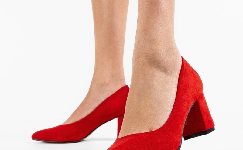 Pantofi dama Brook Rosii