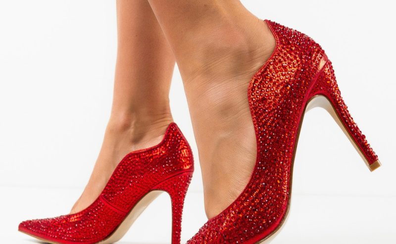 Pantofi dama Degeft Rosii