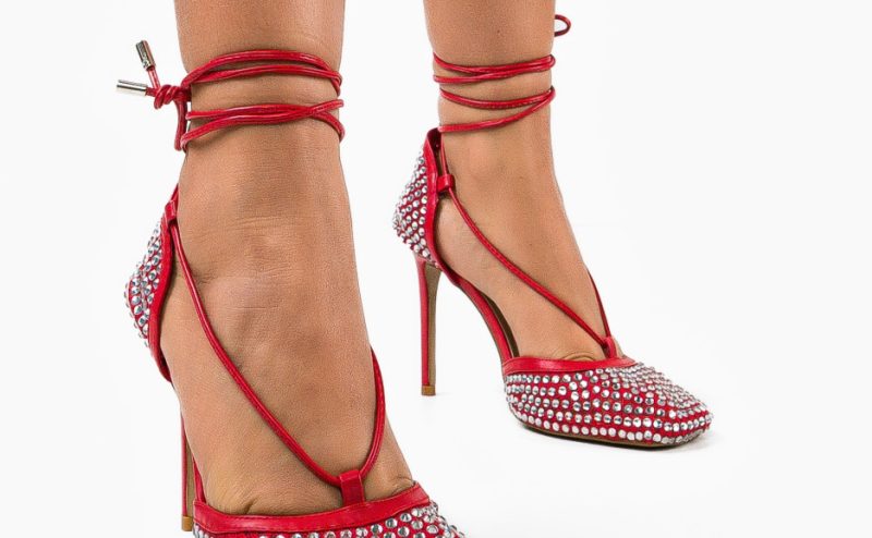 Pantofi dama Delores Rosii