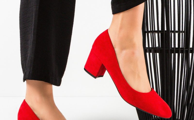 Pantofi dama Emrys Rosii