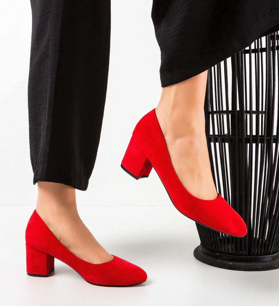 Pantofi dama Emrys Rosii