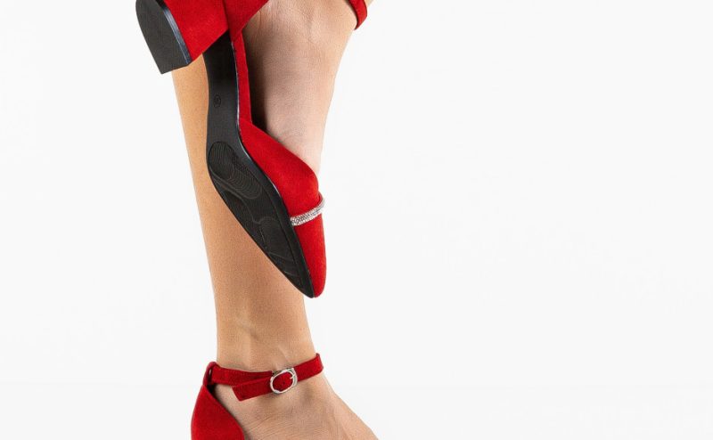 Pantofi dama Pamela Rosii