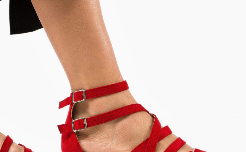 Sandale dama Brandan Rosii