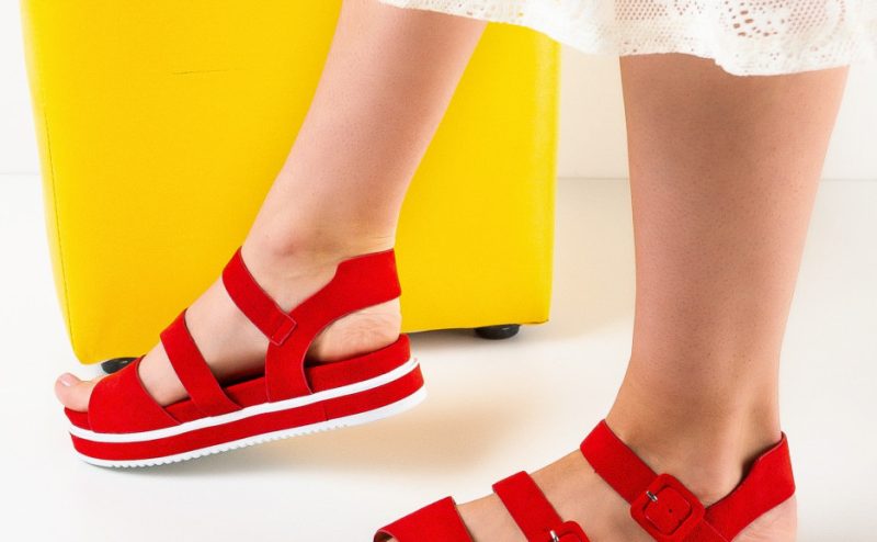 Sandale dama Ladakara Rosii