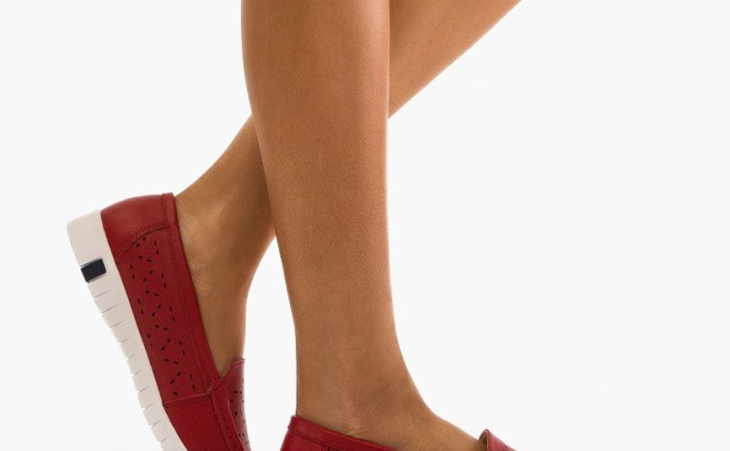 Espadrile dama Skrell Rosii