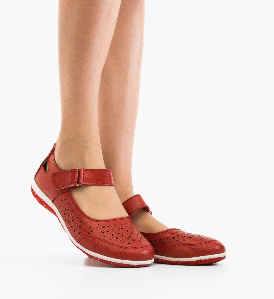 Pantofi Casual Fayvel Rosii