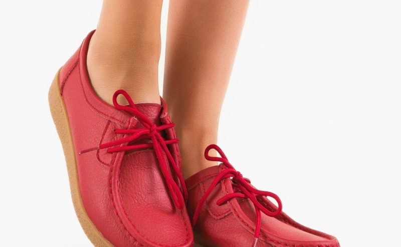 Pantofi Casual Niko Rosii 2