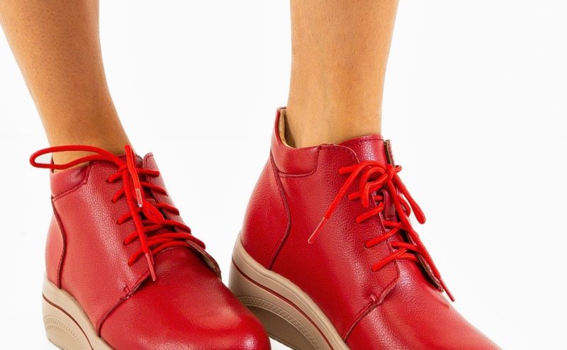 Pantofi Casual Palerma Rosii