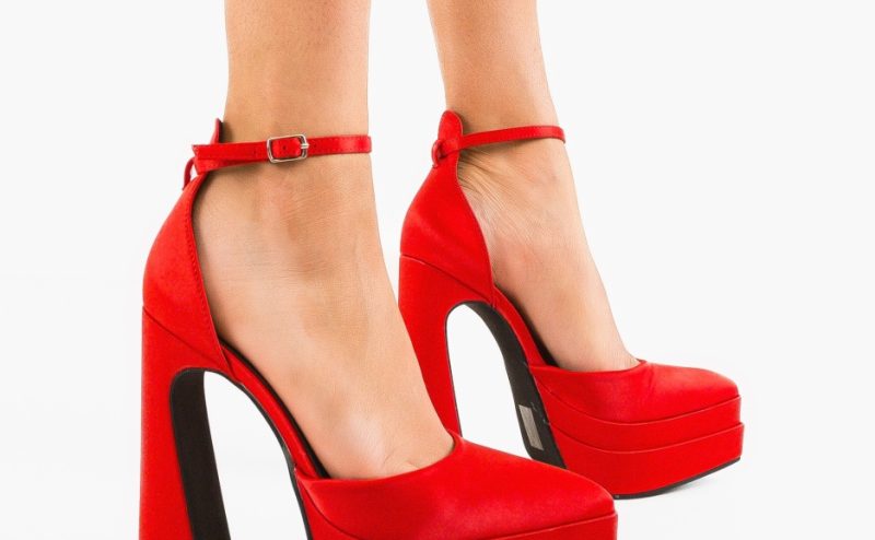 Pantofi dama Amira Rosii