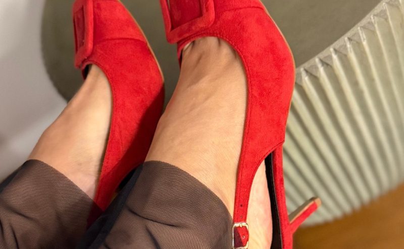 Pantofi dama Luleo Rosii