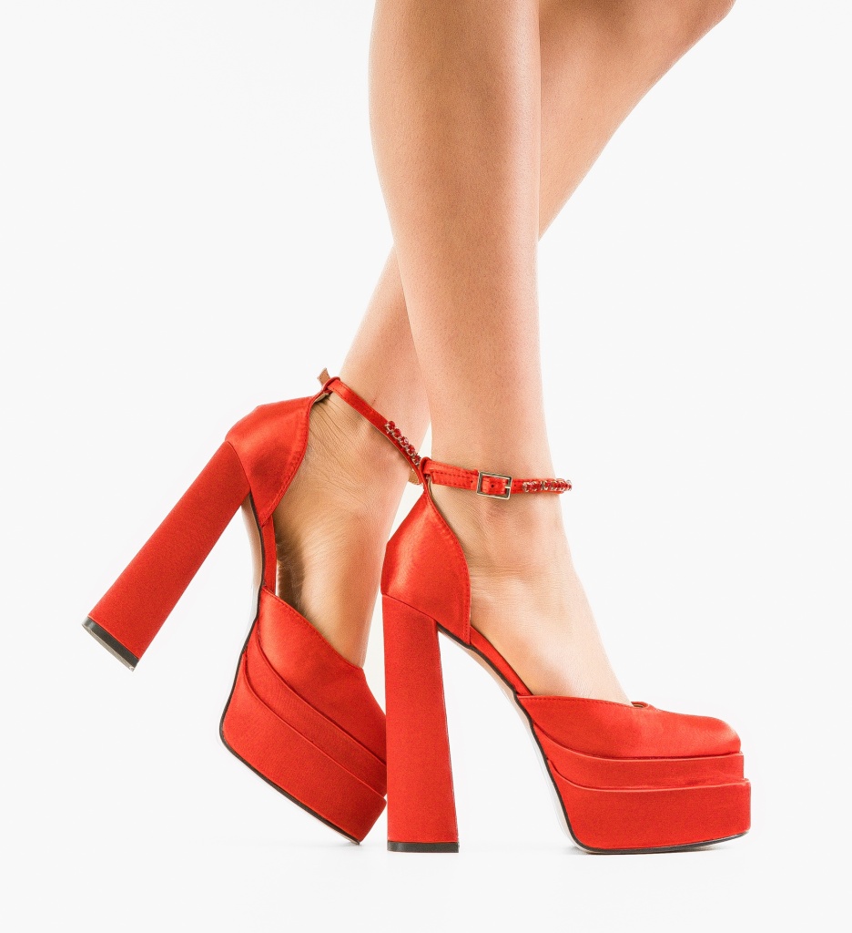 Pantofi dama Rahim Rosii