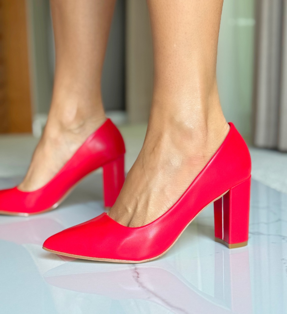 Pantofi Pauline Rosii