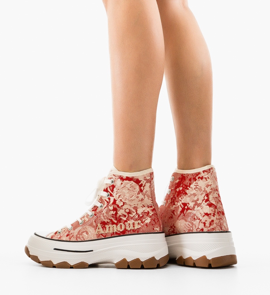 Pantofi sport Rico Rosii