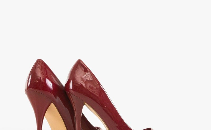 Pantofi stiletto dama Jannine Rosii