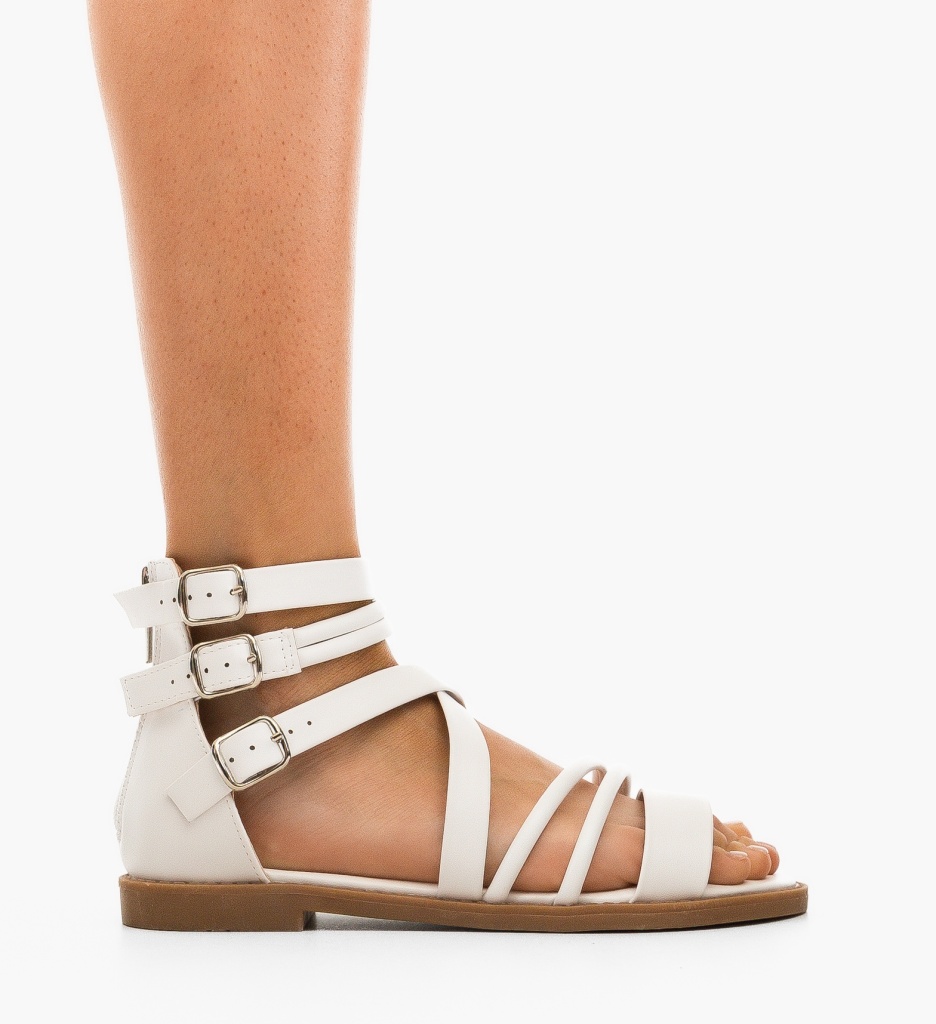 Sandale dama Predaro Albe