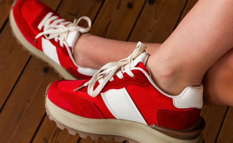 Sneakers dama Contares Rosii