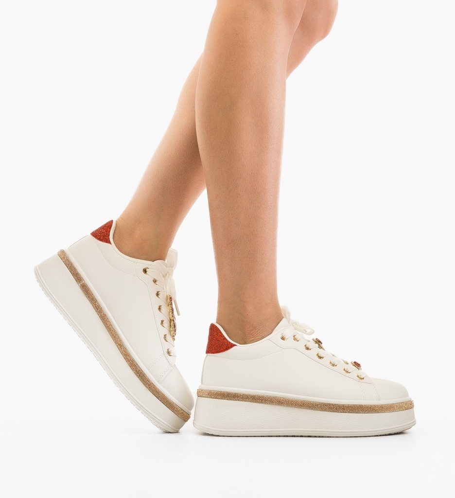 Sneakers dama Weland Rosii